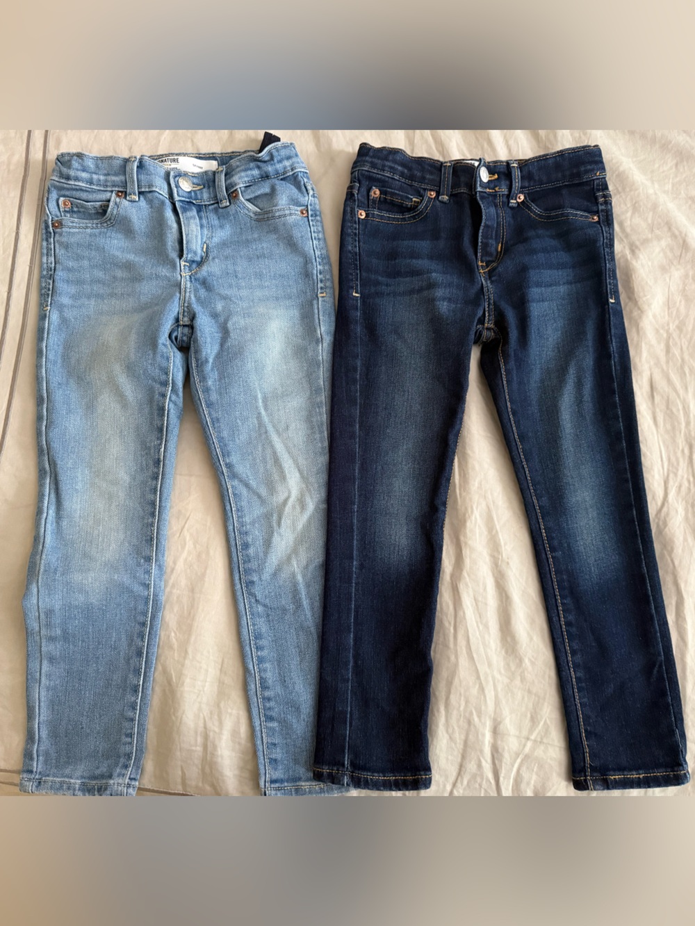 5 Reg Signature Levi’s Kid Jeans Trio - Light & Dark Blue Denim